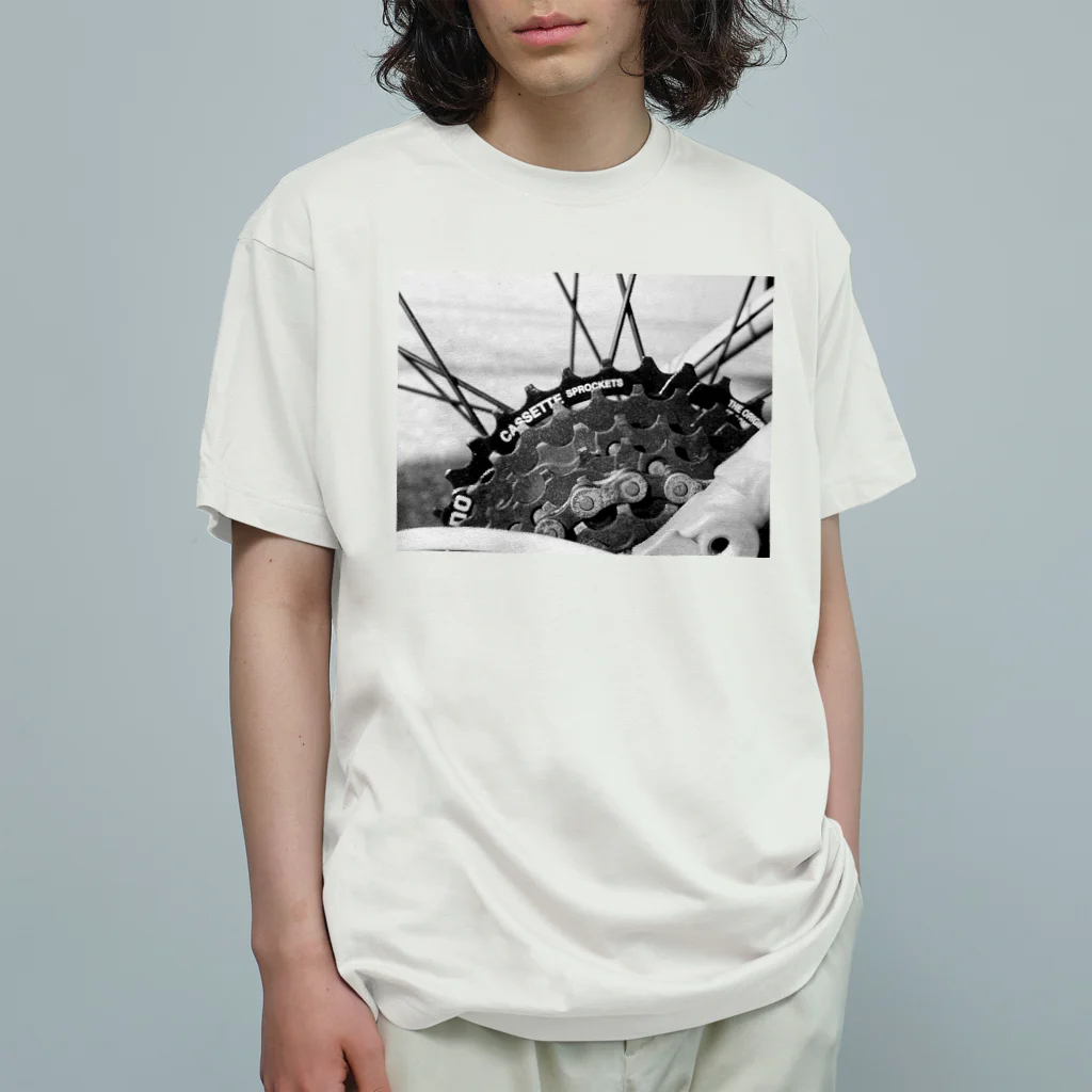 地味渋のLIFE GOES ON オーガニックコットンTシャツ