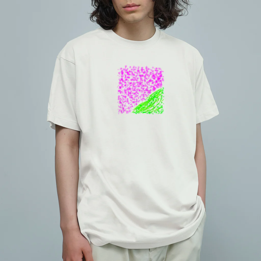 Delacroixの芝桜 オーガニックコットンTシャツ