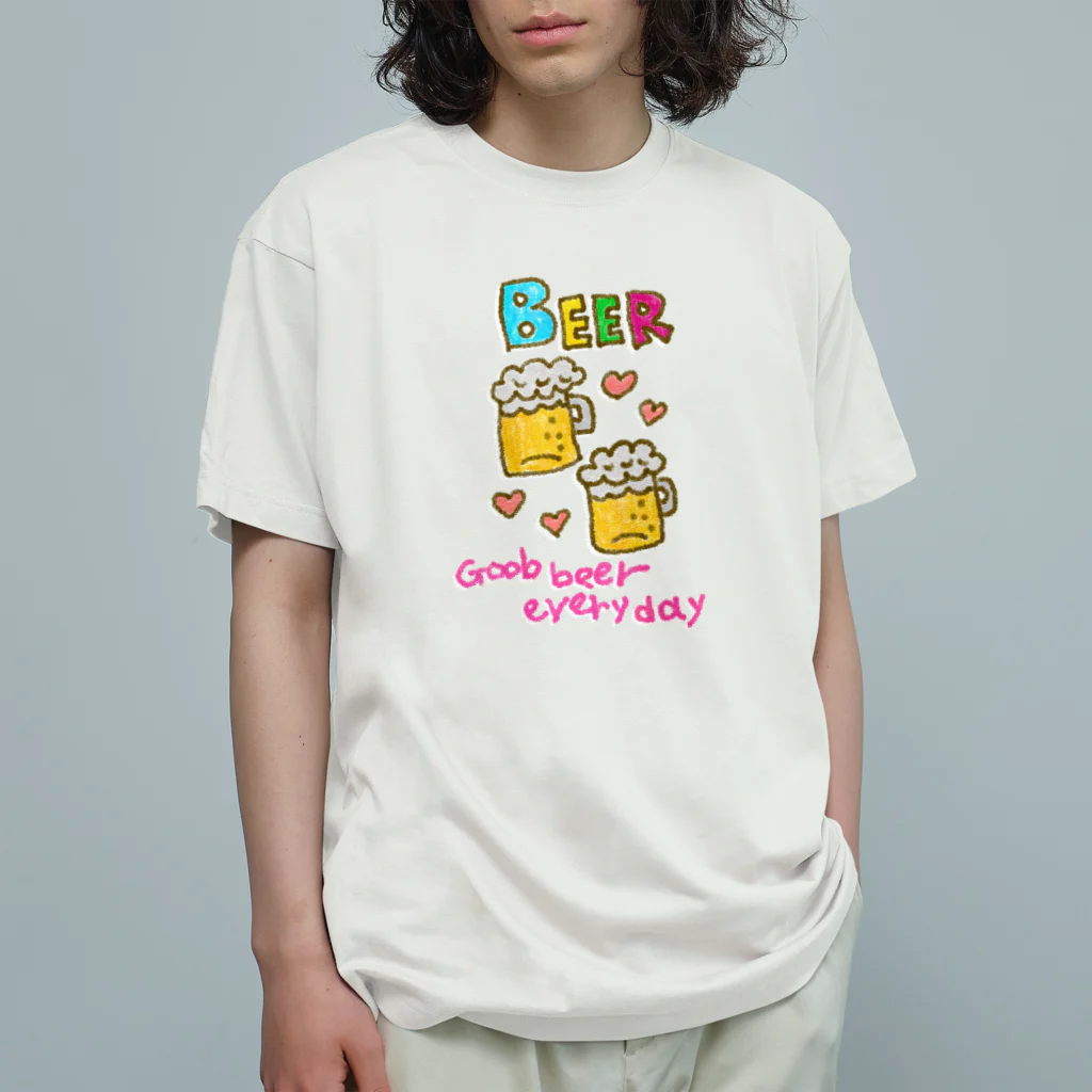 Siderunの館 B2のクレヨン DE びーる Organic Cotton T-Shirt