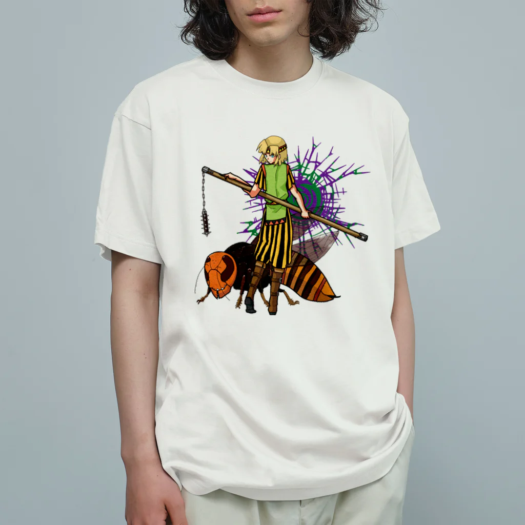 Drecome_Designの蟲使い オーガニックコットンTシャツ