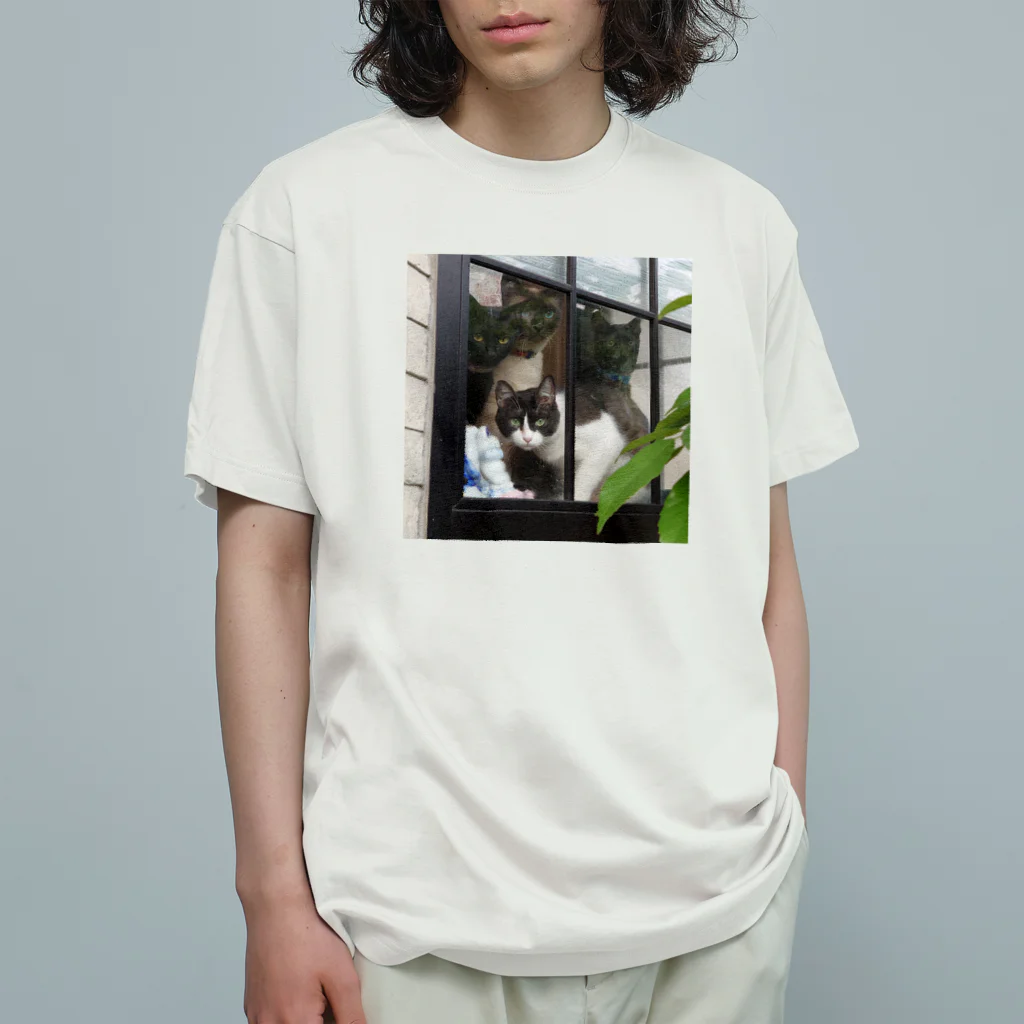 ショップ猫家族の猫家族 Organic Cotton T-Shirt