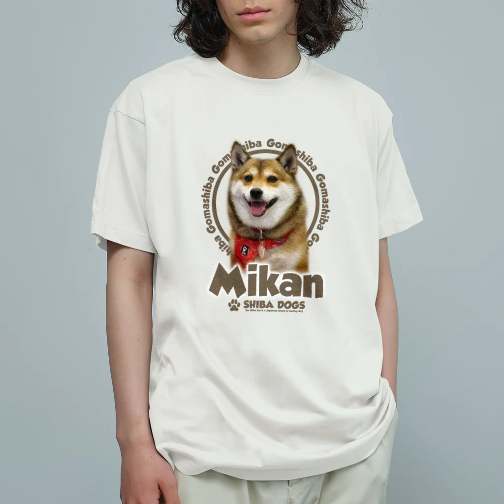 neguse511の胡麻柴みかん オーガニックコットンTシャツ