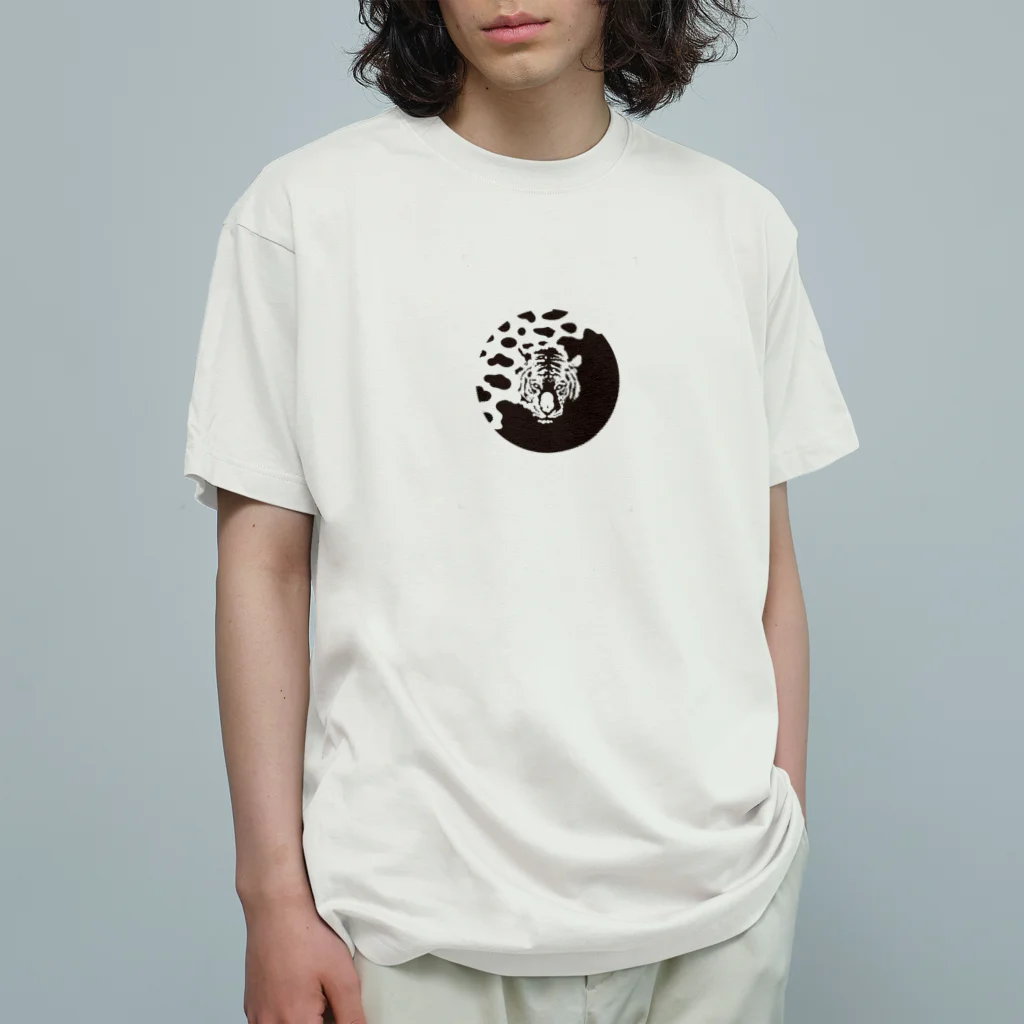 U-flatのTiger×Cow オーガニックコットンTシャツ