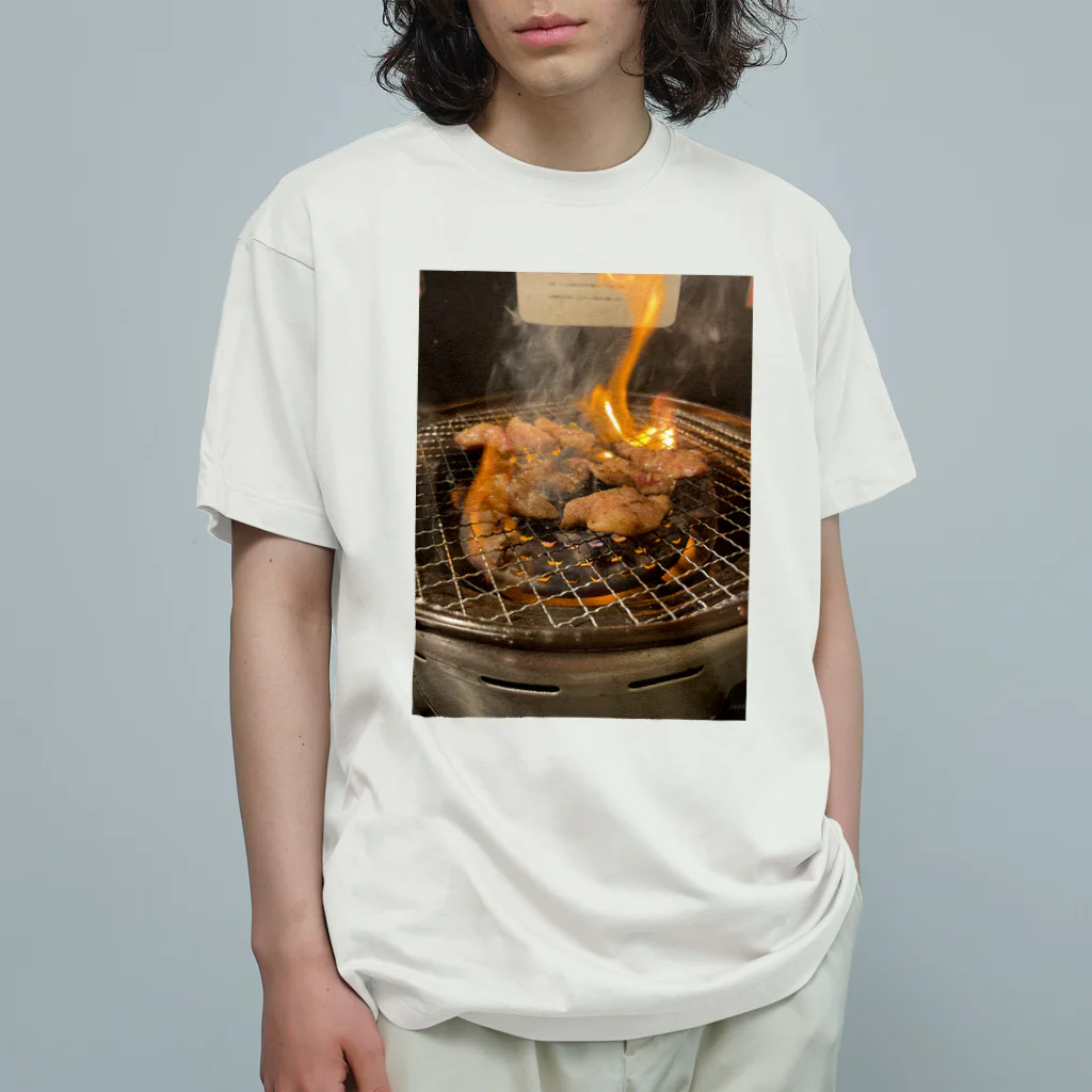 長期高温熟成の焼肉くん オーガニックコットンTシャツ