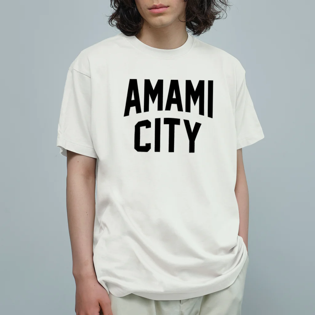 JIMOTO Wear Local Japanの奄美市 AMAMI CITY オーガニックコットンTシャツ