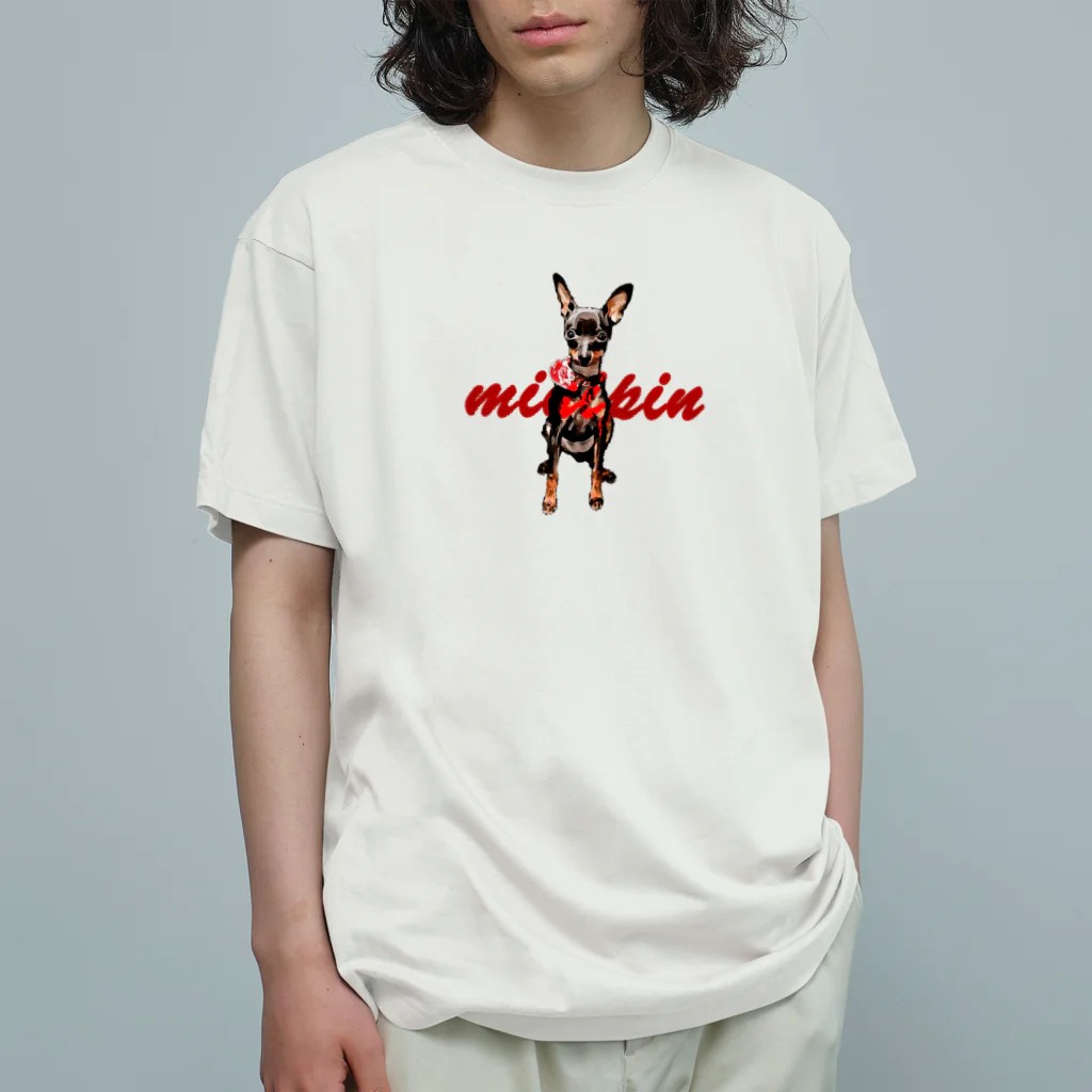 ミニピン クラブ minipin clubのMinipin Girl ❣️ オーガニックコットンTシャツ