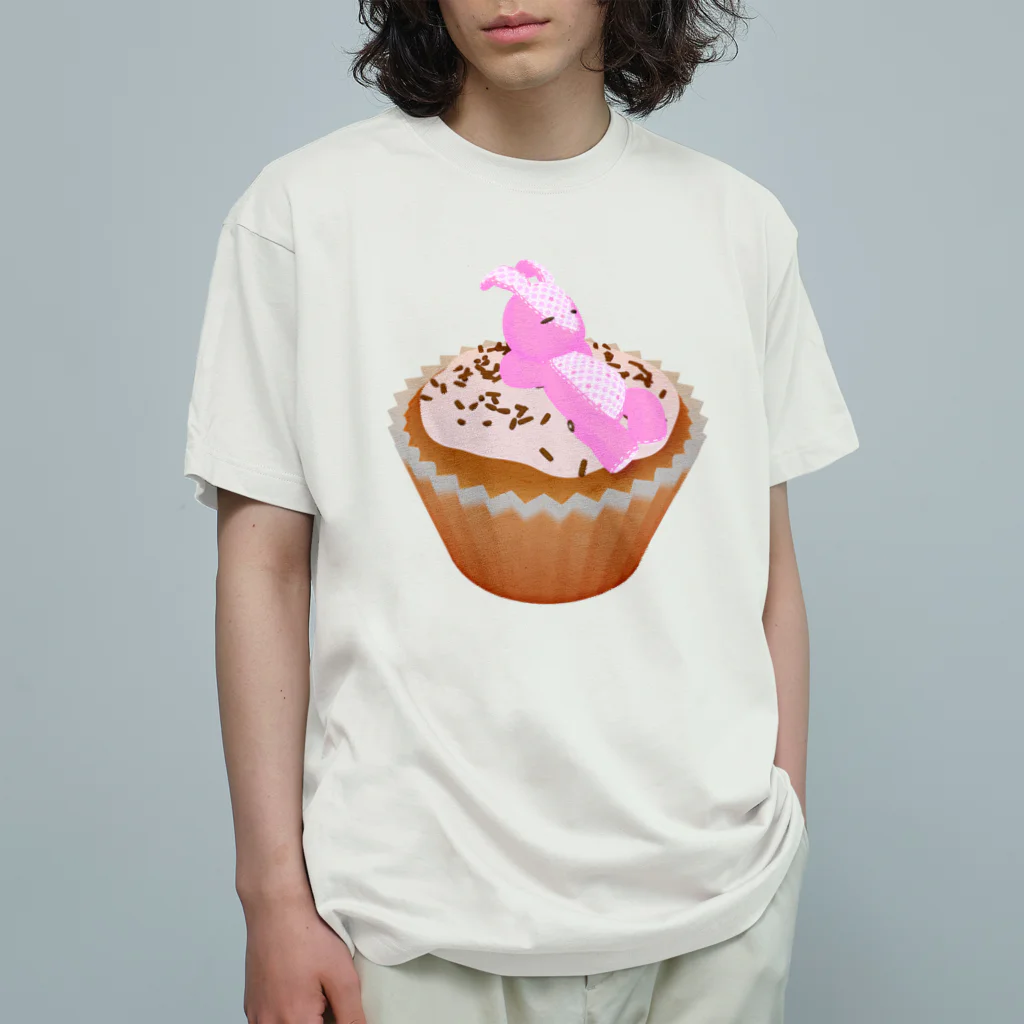 うさぎのぬいぐるみ工場のチルなうさぎのぬいぐるみ Organic Cotton T-Shirt