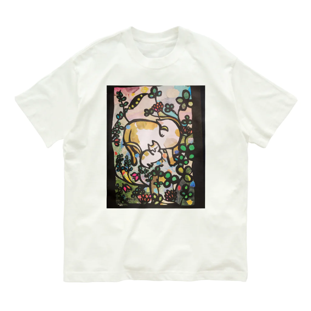 星めぐりマキのおひるね Organic Cotton T-Shirt