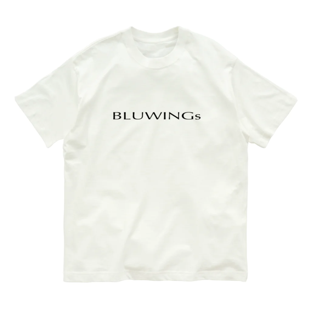 BLUWINGsのBLUWINGsトップス黒字 オーガニックコットンTシャツ