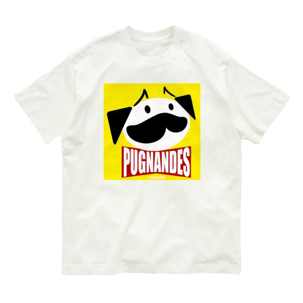 BEACSのPUGNANDES2022‗Yellow Organic Cotton T-Shirt