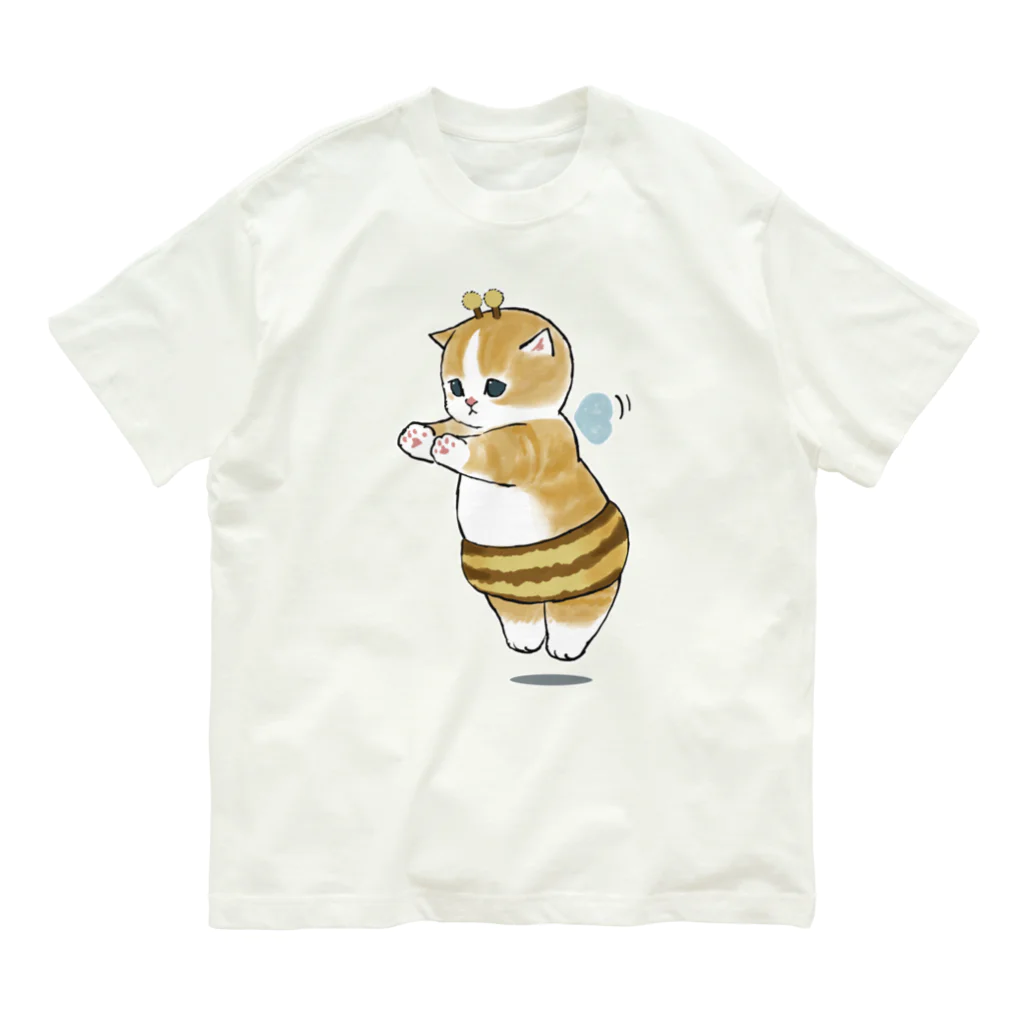 mofusandのはちにゃん オーガニックコットンTシャツ