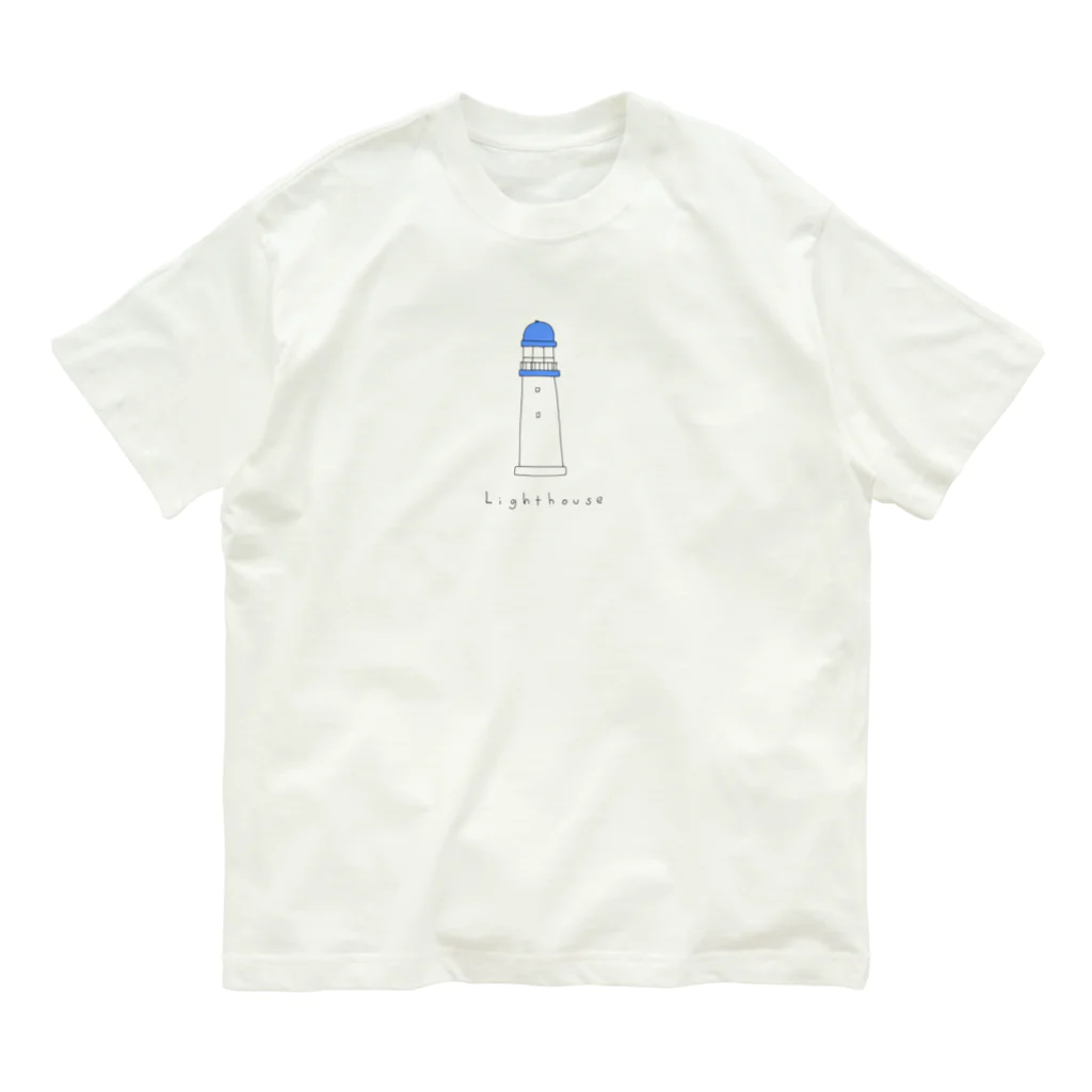 kfkxのlighthouse オーガニックコットンTシャツ