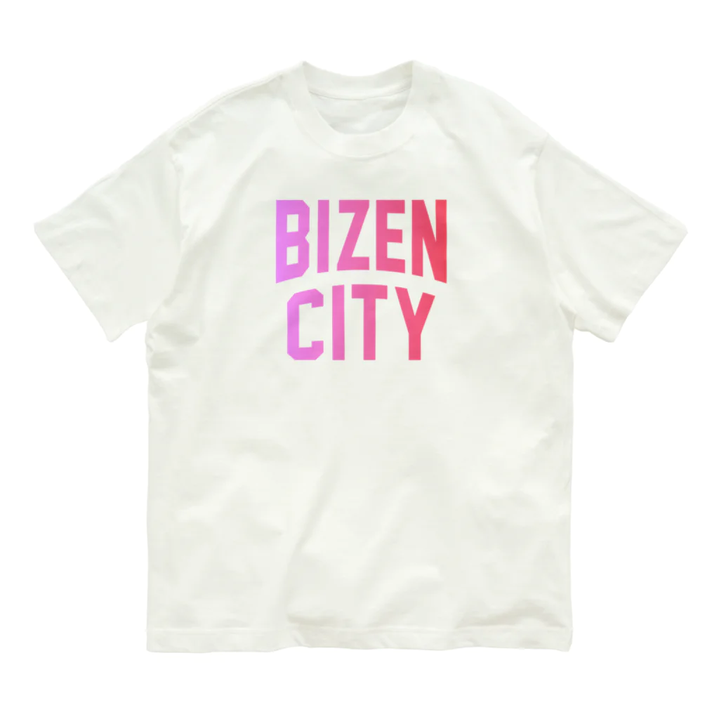 JIMOTOE Wear Local Japanの備前市 BIZEN CITY オーガニックコットンTシャツ