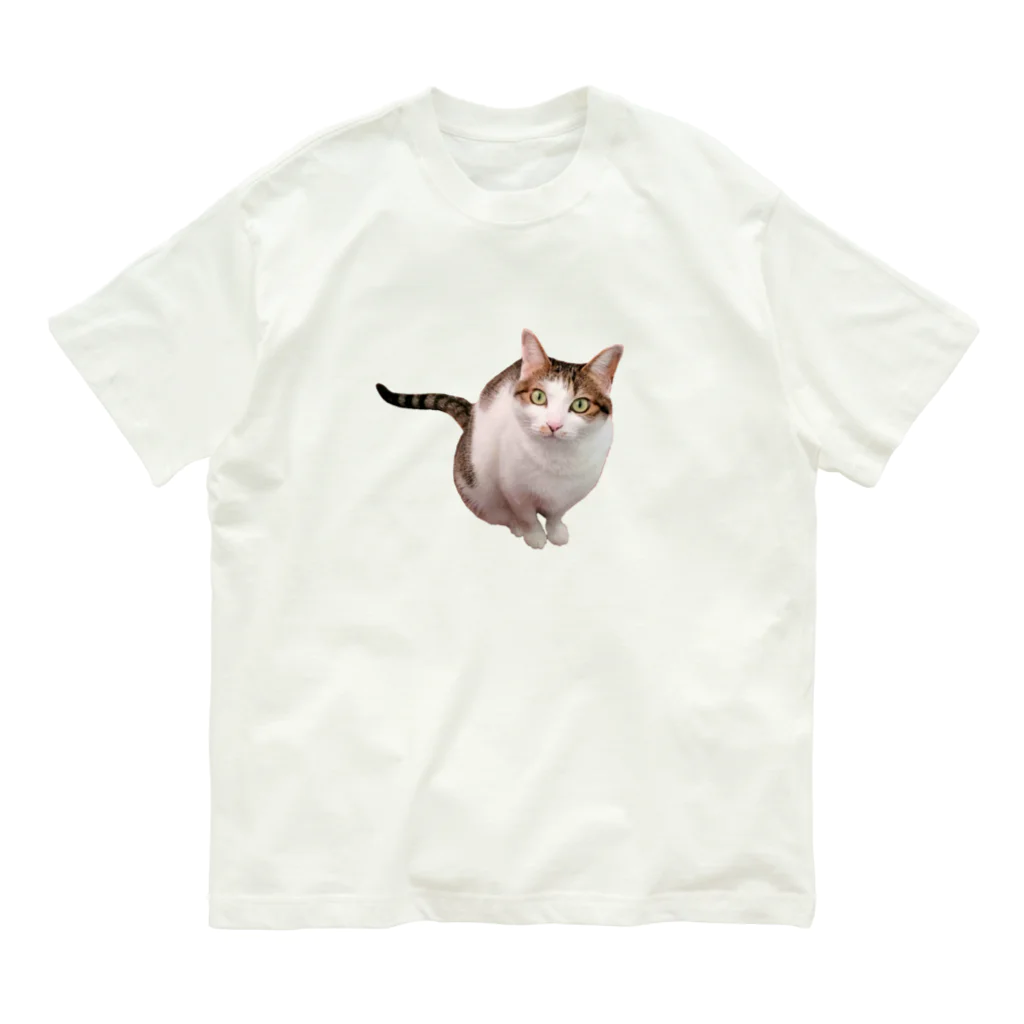 桃くるみSHOPの遊んでにゃん Organic Cotton T-Shirt