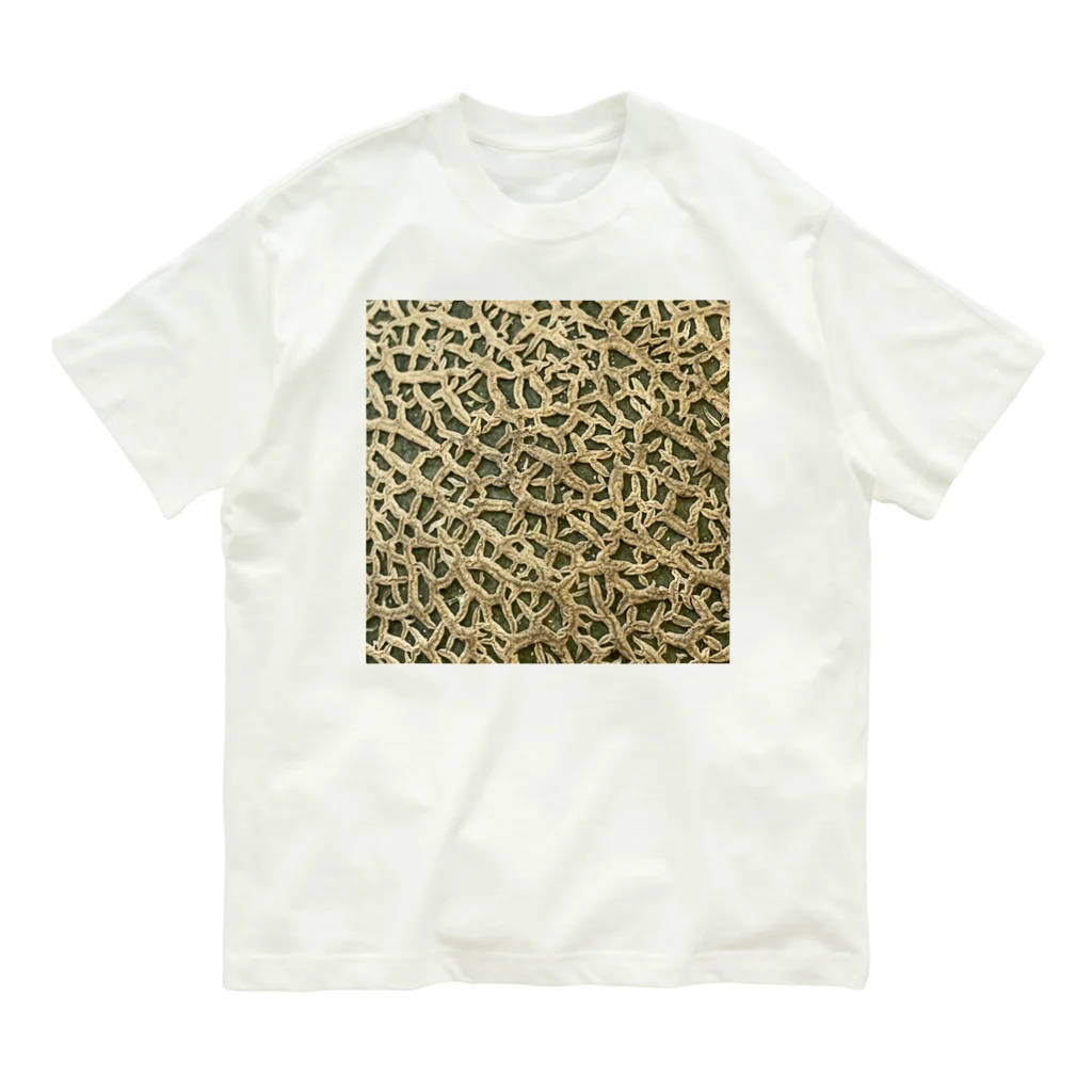 あゆのしおやきのメロンの皮 Organic Cotton T-Shirt