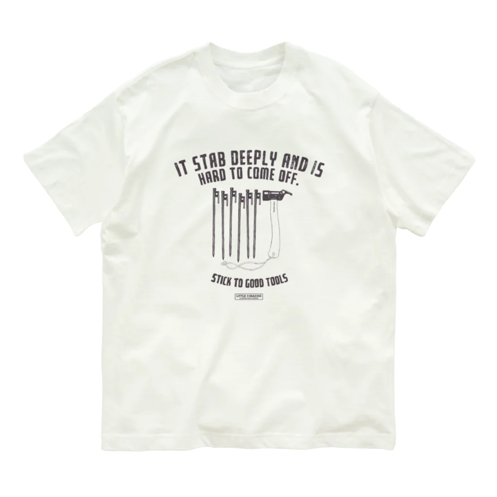 Little Machoのペグハンマー オーガニックコットンTシャツ