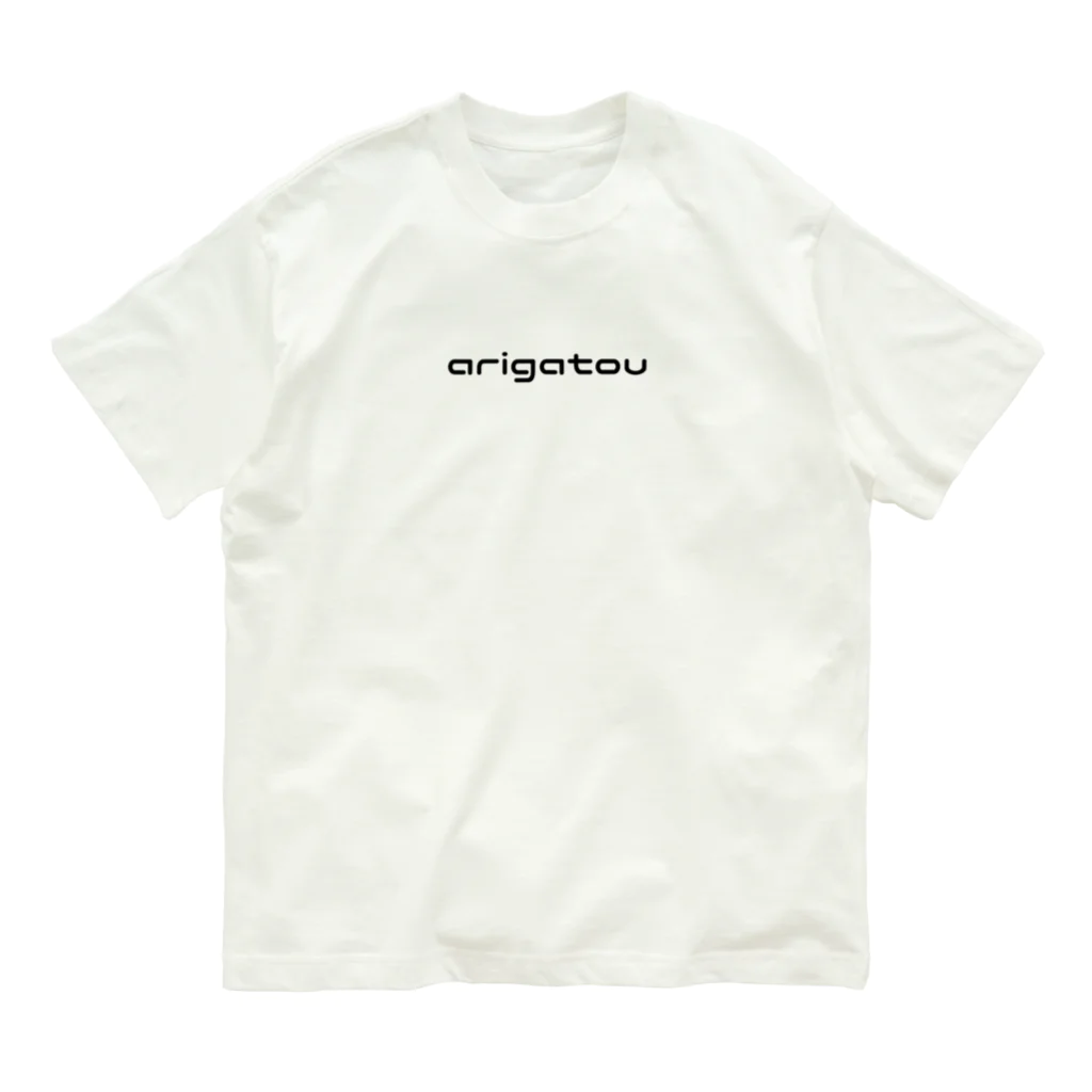 Enjoy!のありがとう オーガニックコットンTシャツ