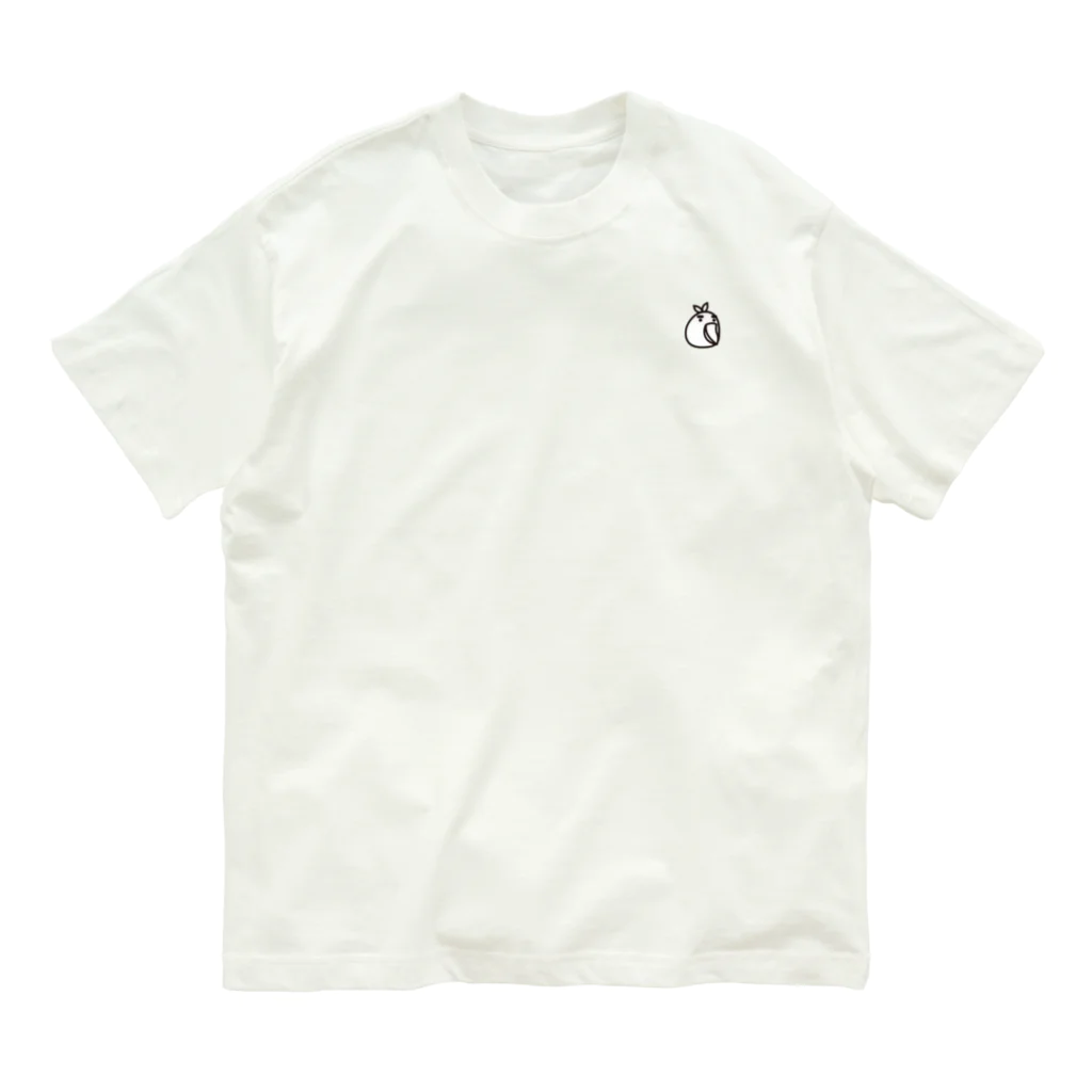 シールDEネームのハシビロコウのハッシー君 Organic Cotton T-Shirt