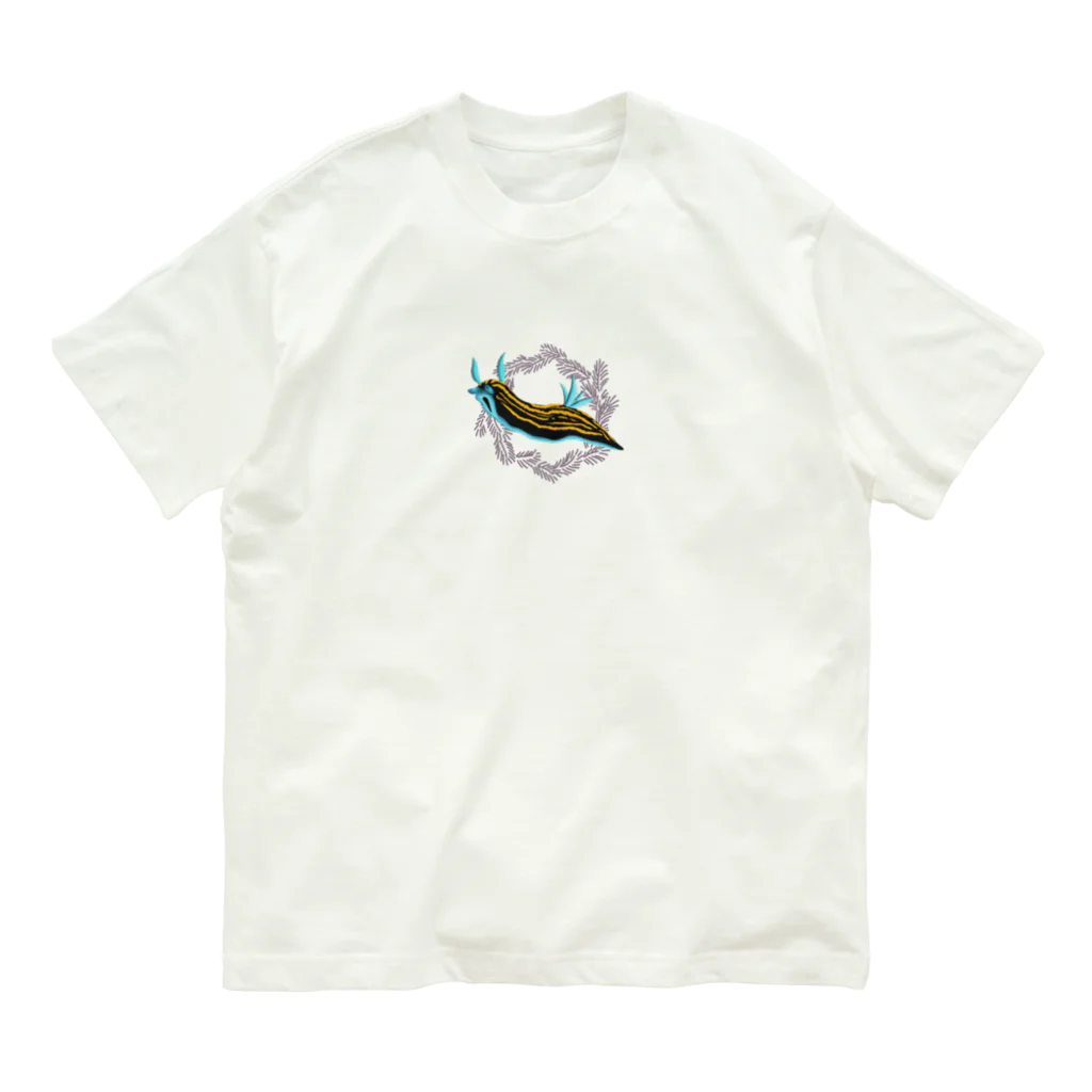 moeseaslugのウミウシのリュウグウウミウシ オーガニックコットンTシャツ