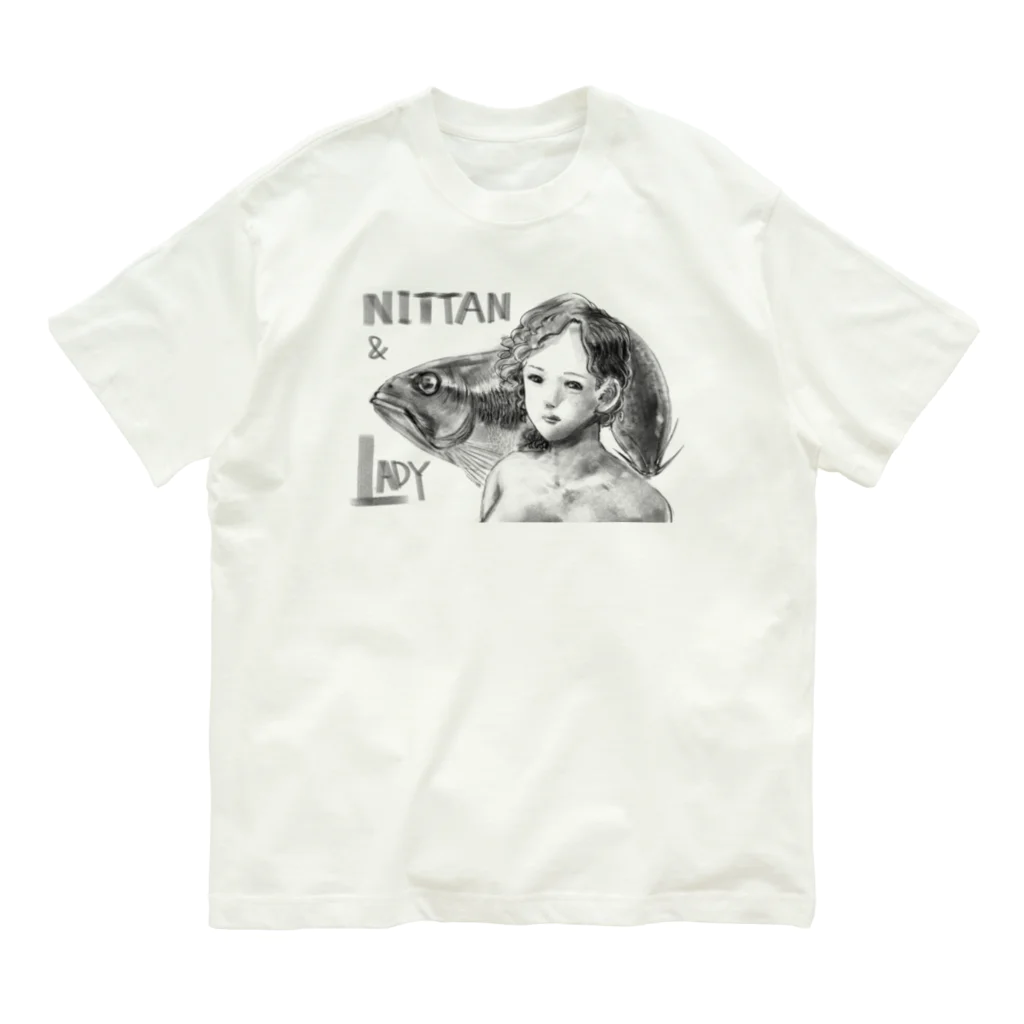 白水汰一のNITTAN&LADY Organic Cotton T-Shirt