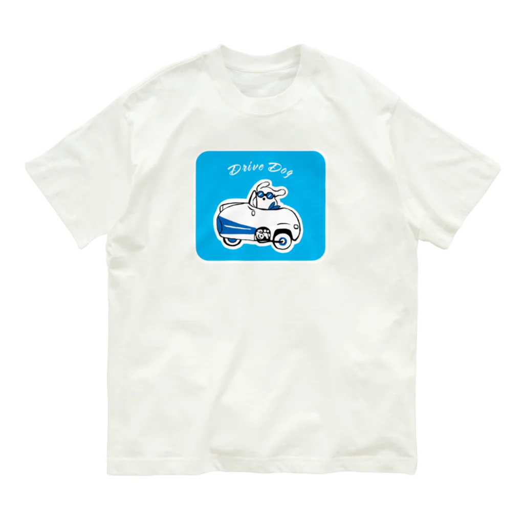 N's CreationのDrive Dog オーガニックコットンTシャツ