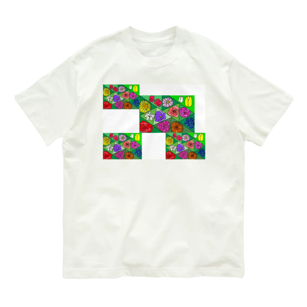 松林扶美男の12 Flowers Organic Cotton T-Shirt