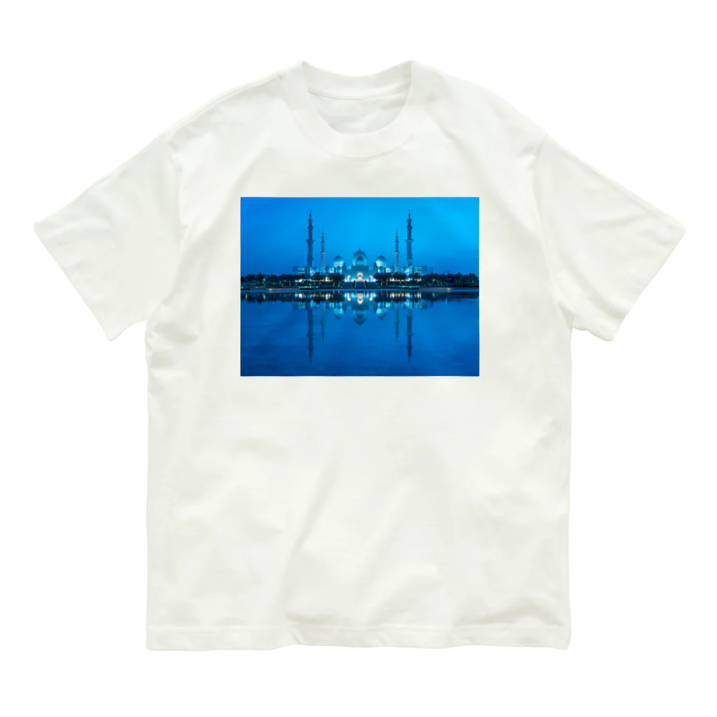 shiki-caのSheikh Zayed Grand Mosque オーガニックコットンTシャツ