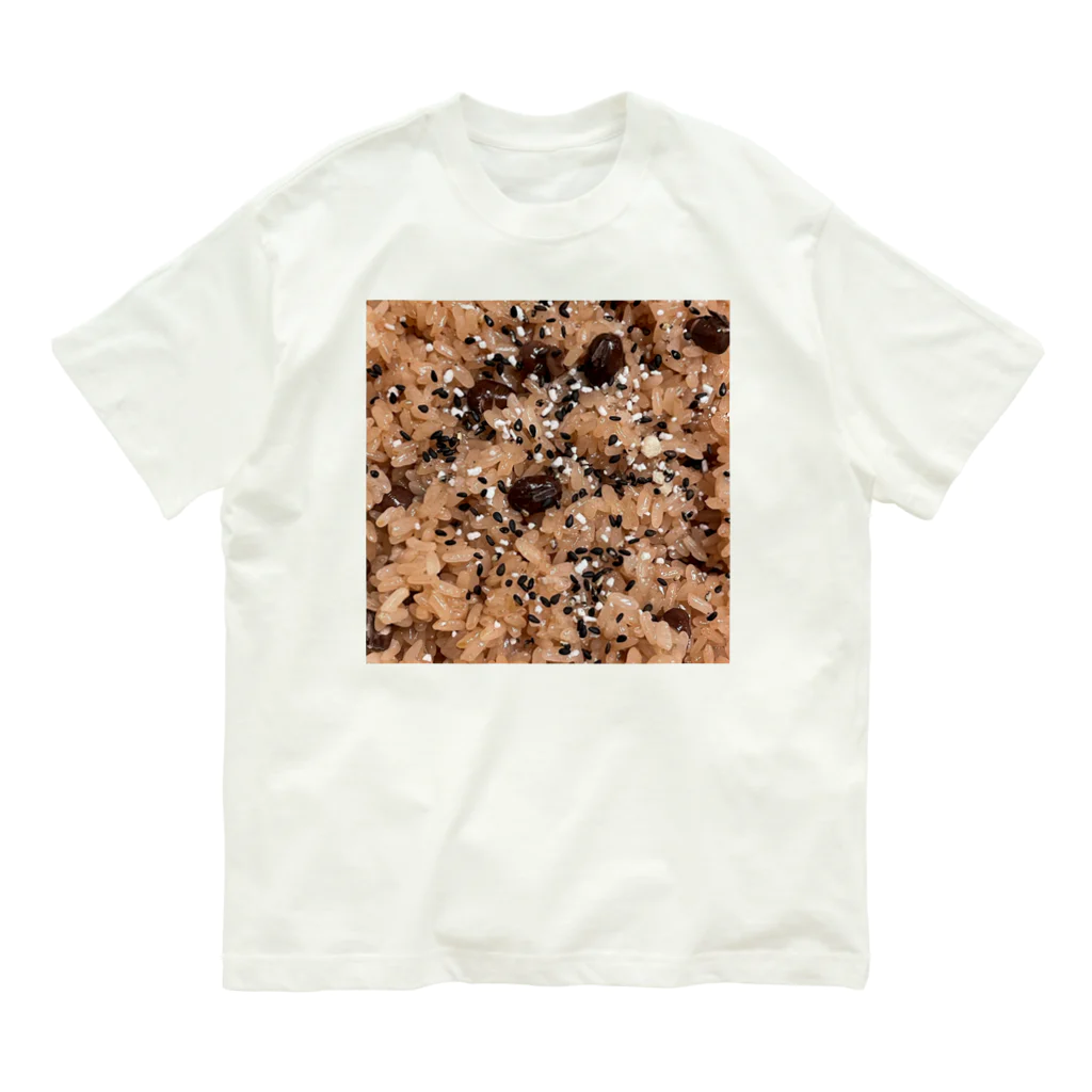 あゆのしおやきの赤飯 Organic Cotton T-Shirt