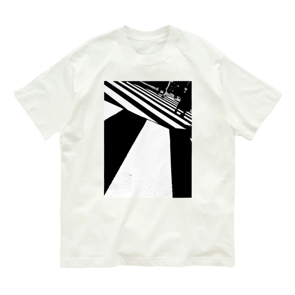 TackのCROSS ROAD オーガニックコットンTシャツ