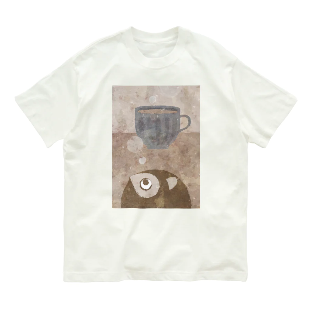 二子舎のカフェオレ Organic Cotton T-Shirt