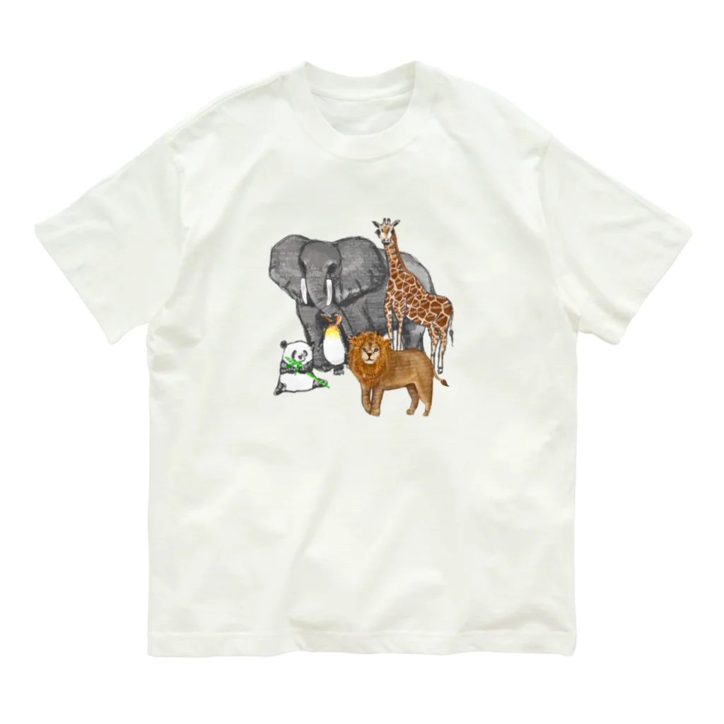 ♡Strawberry♡Milk苺SHOP♡の動物園に行く日に着るTシャツ オーガニックコットンTシャツ