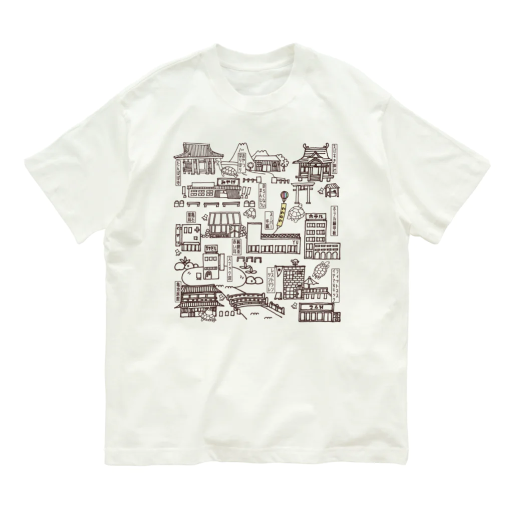 社員寮内職部のカメＴ2022！その①　カメスキータウンへ行こう Organic Cotton T-Shirt