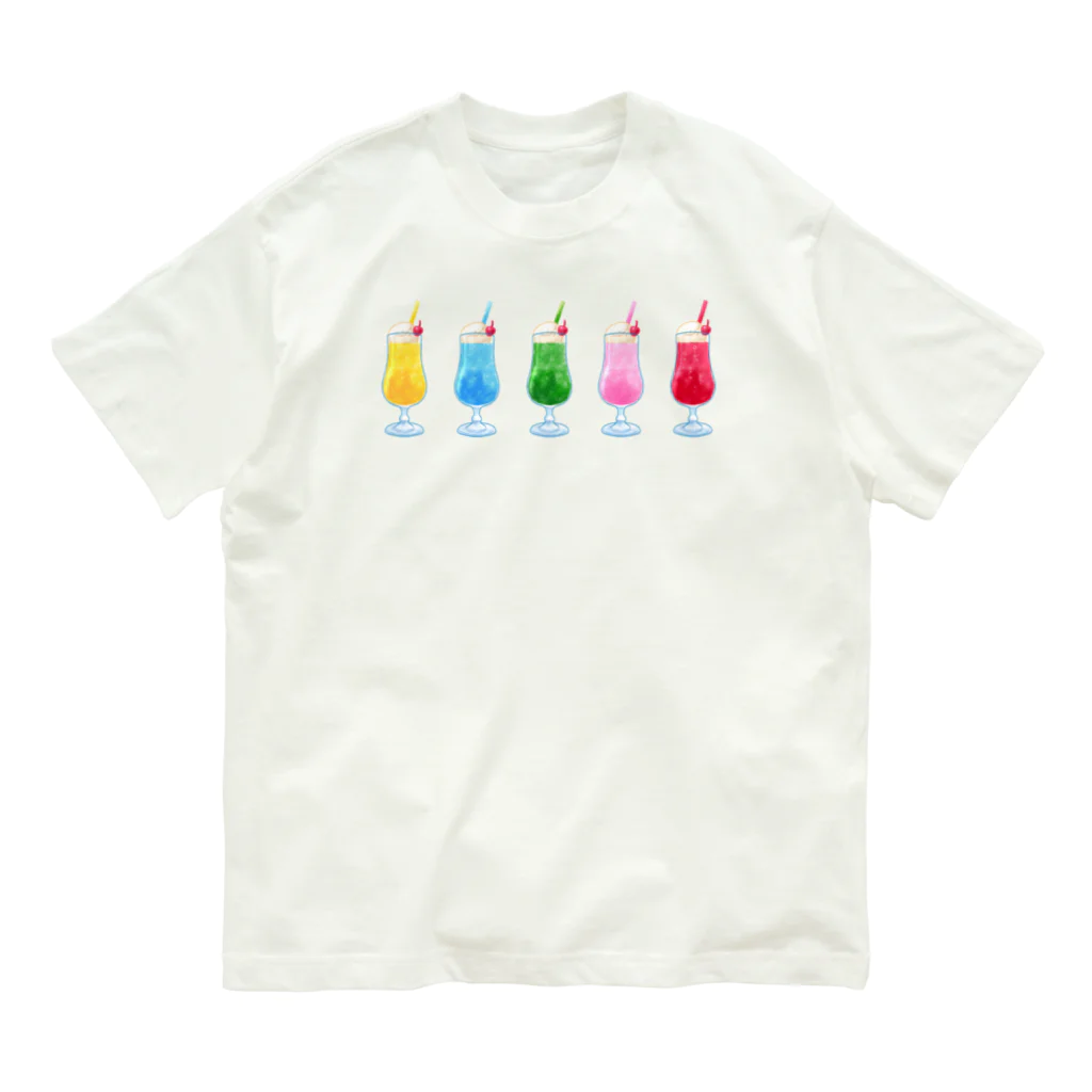 十姉妹のカラフルクリームソーダ Organic Cotton T-Shirt