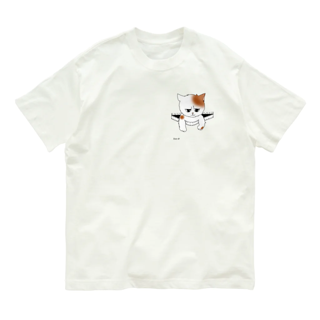 ねこふく本舗の一緒 オーガニックコットンTシャツ