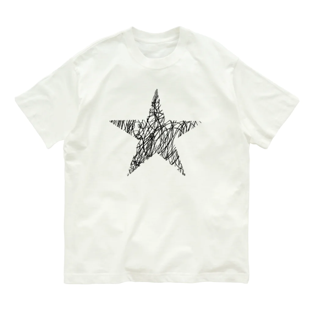 co_asahiの星2 オーガニックコットンTシャツ