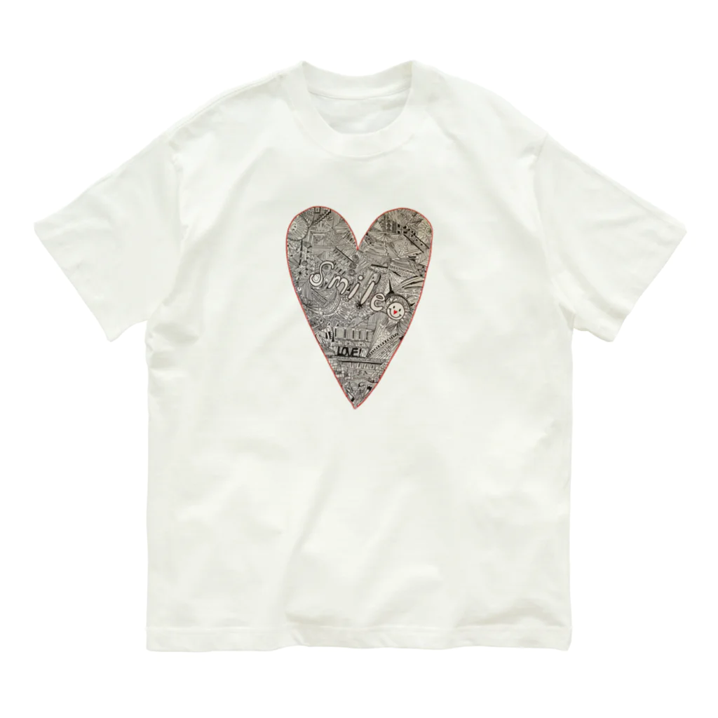 omusubiartのSmile！ Organic Cotton T-Shirt