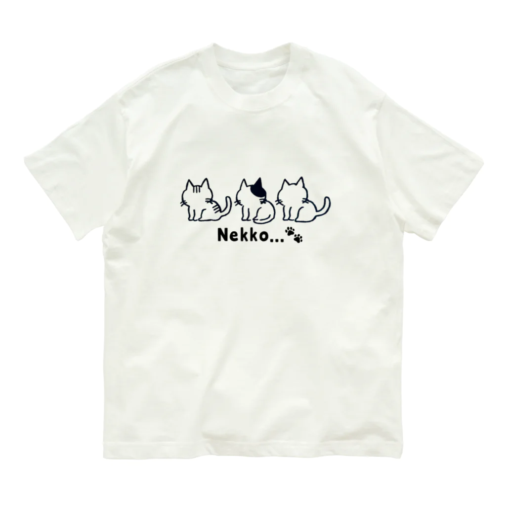 Nekko…🐾のNekko...🐾 オーガニックコットンTシャツ