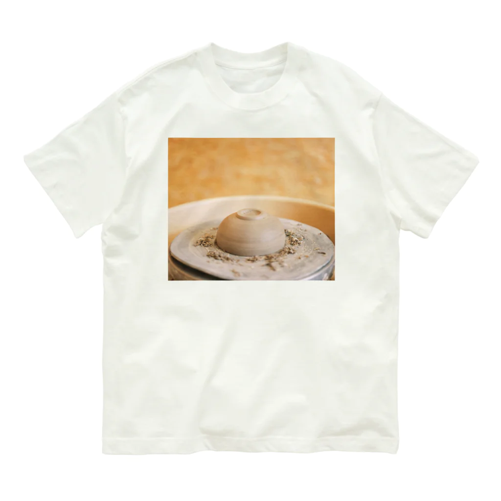 TOWA ATOのろくろ（削り） Organic Cotton T-Shirt