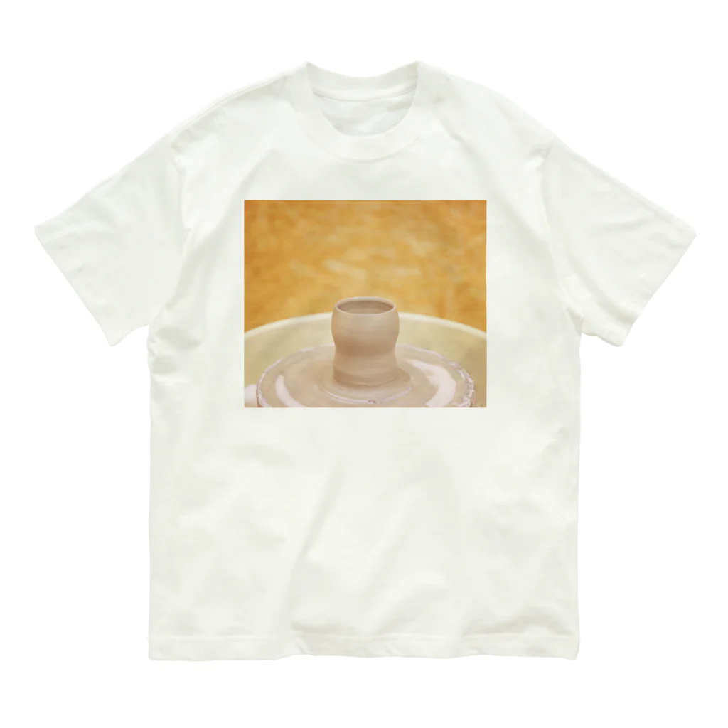 TOWA ATOのろくろ（成形） Organic Cotton T-Shirt