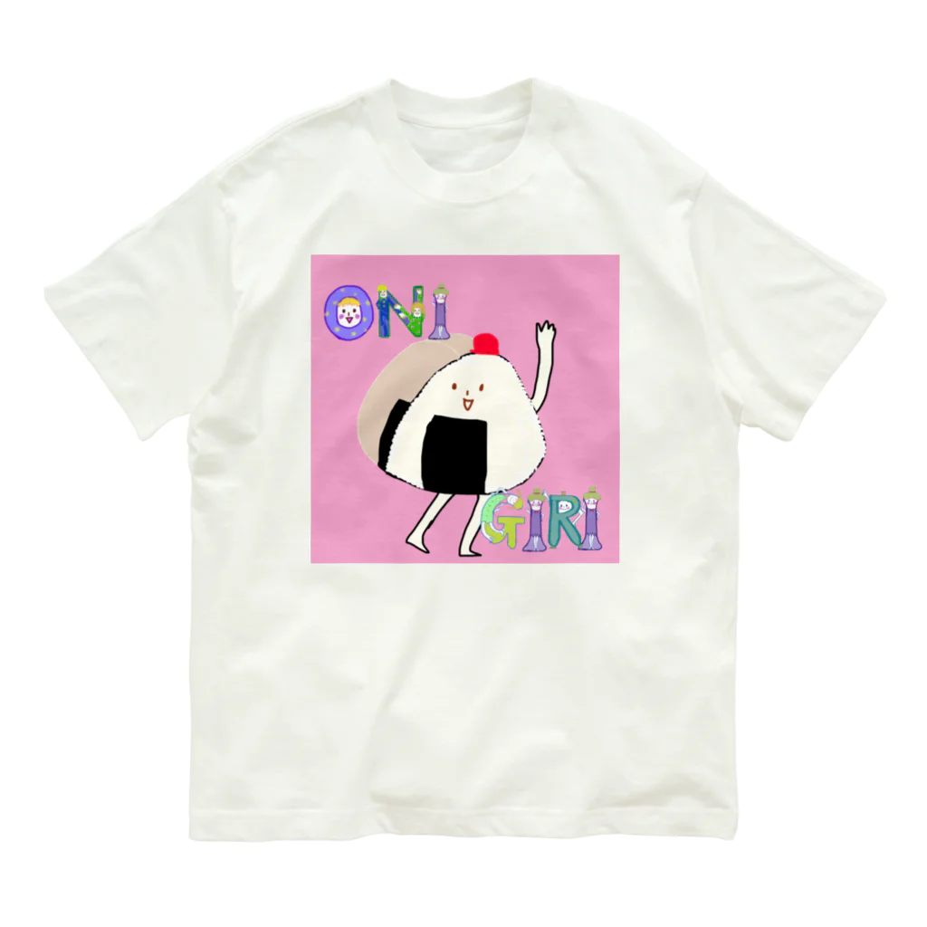 ミーミー⭐︎イニシャルズ/スージーズストアのイニシャルズ⭐︎ONI GIRI Organic Cotton T-Shirt