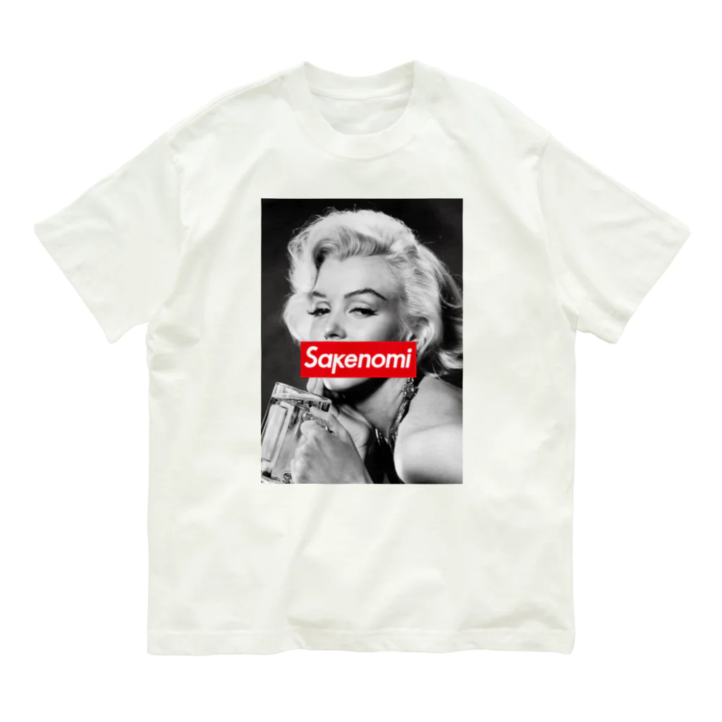 stereovisionのマリリン・モンローとsakenomi Organic Cotton T-Shirt