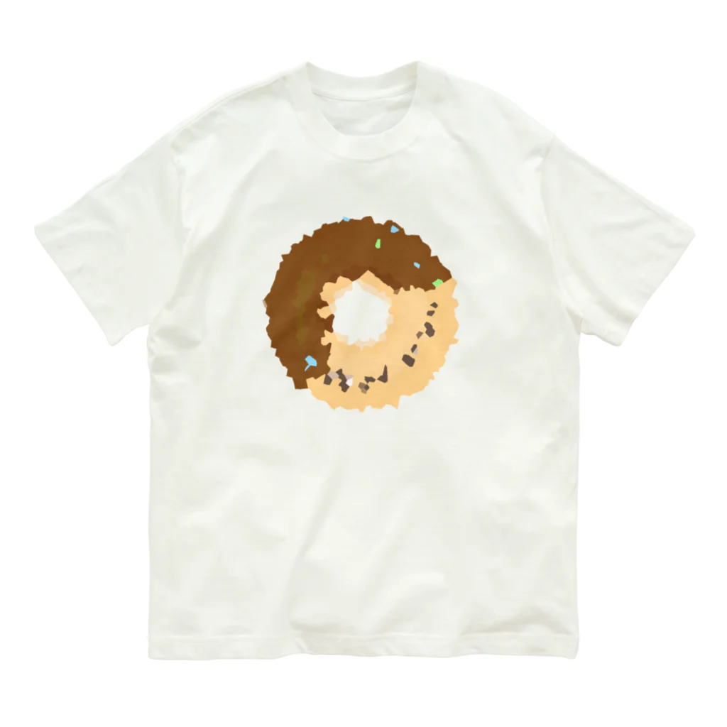 めめめのドーナツ大好き（チョコ） Organic Cotton T-Shirt