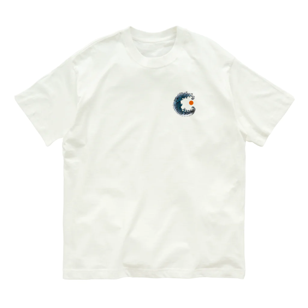 Starfish&Co.のJapan Great Wave T-shirts Organic Cotton T-Shirt