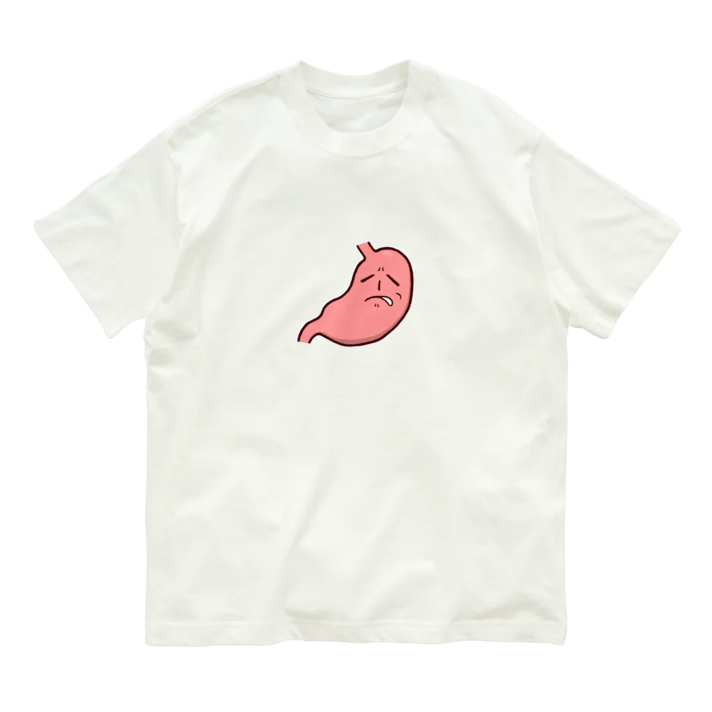 ナチュラルサトシのめへの何か言いたげな胃 Organic Cotton T-Shirt