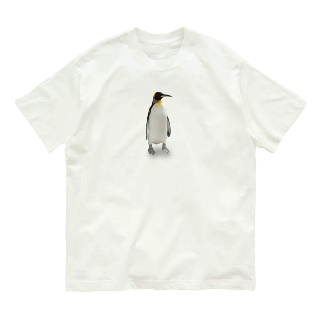 下田村のキングペンギン オーガニックコットンTシャツ