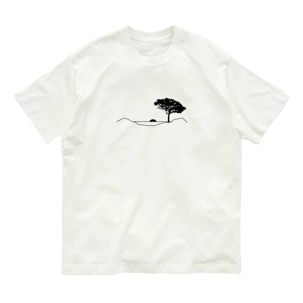 blpersonの山荘キャンプ場_文字無_01 Organic Cotton T-Shirt