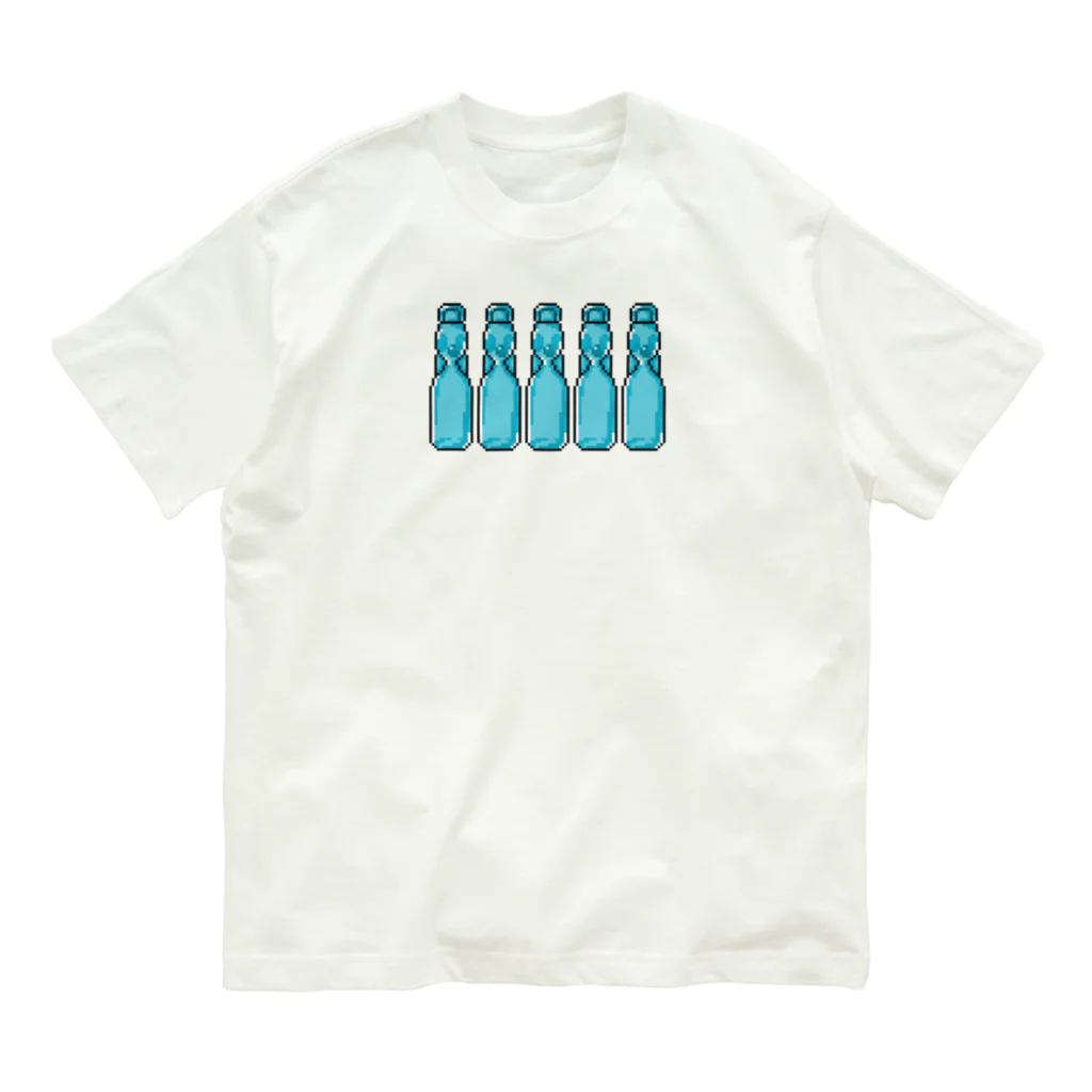 yuNN3のドット絵　ラムネ5本 Organic Cotton T-Shirt