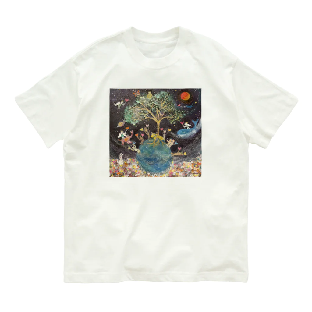 Ryncosmogonyの青い星の仲間たち Organic Cotton T-Shirt