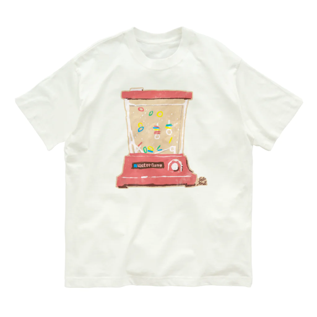 サトウノリコ*の【昭和】ウォーターゲーム Organic Cotton T-Shirt