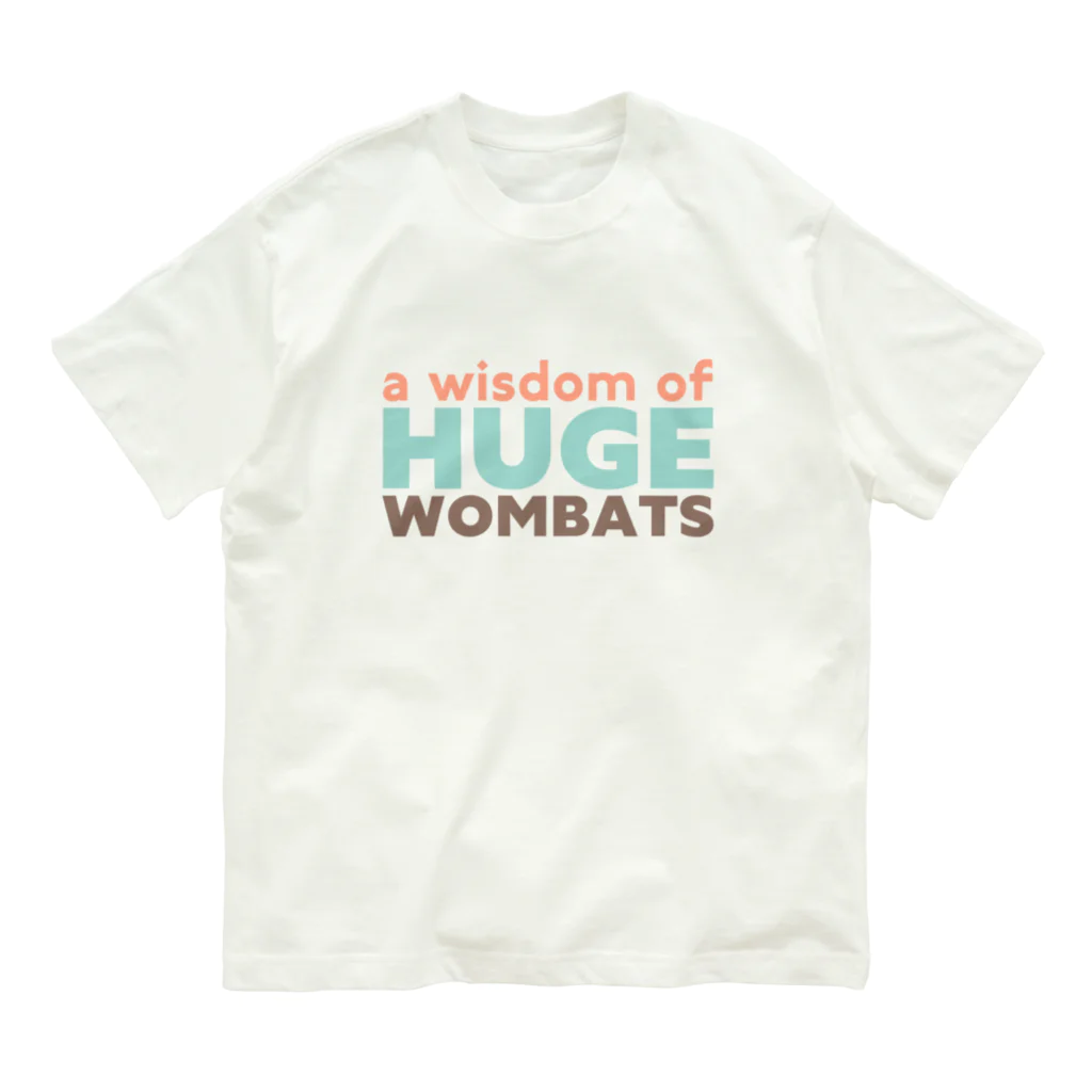 SDOのa wisdom of HUGE WOMBATS オーガニックコットンTシャツ